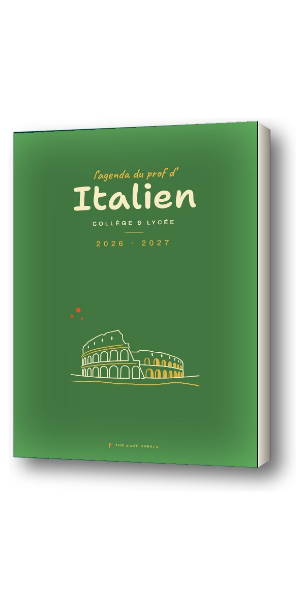 Agenda de Bord du Professeur d'Italien — agenda de bord par matière
