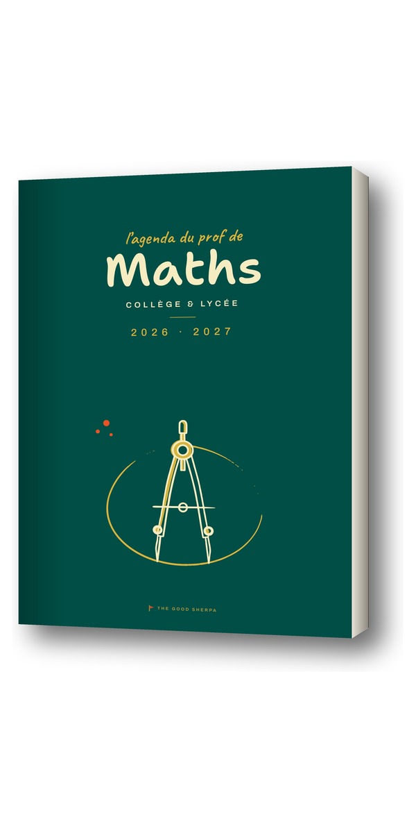 Agenda de Bord du Professeur de Mathématiques — couverture
