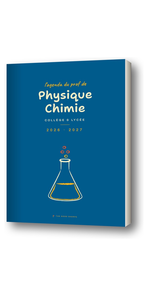 Agenda de Bord du Professeur de Physique-Chimie — couverture